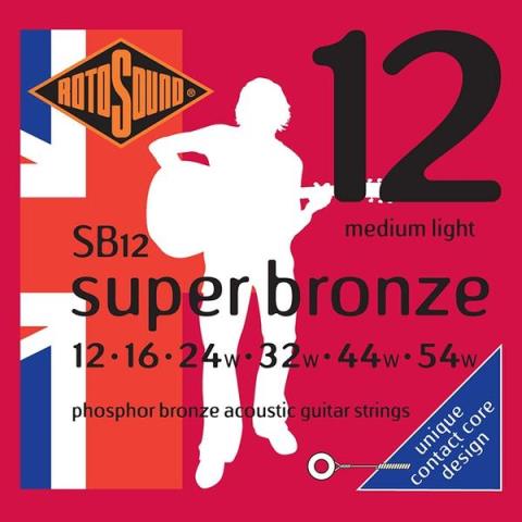 ROTOSOUND-アコースティックギター弦SB12 Phospher Bronze Medium Light 12-54