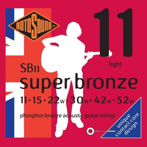 ROTOSOUND-アコースティックギター弦SB11 Phospher Bronze Light 11-52