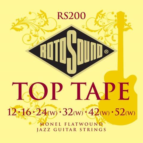 ROTOSOUND-フラットワウンドエレキギター弦
RS200 Flatwound 12-52