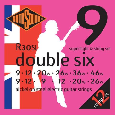 ROTOSOUND-12弦エレキギター弦
R30SL 12弦 Nickel Super Light 09-46