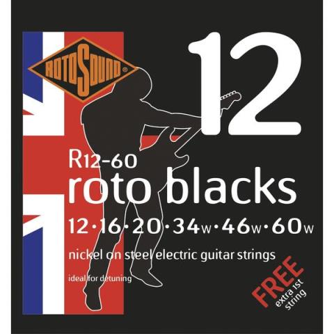 ROTOSOUND-エレキギター弦R12-60 Nickel Detune Custom 12-60