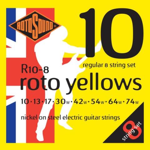 ROTOSOUND-8弦エレキギター弦
R10-8 8弦 Nickel Regular 10-74