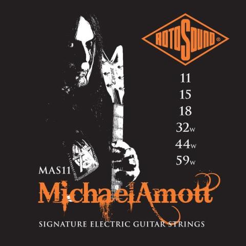 ROTOSOUND-エレキギター弦MAS11 Michael Amott Signature Nickel 11-59
