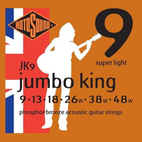 ROTOSOUND-アコースティックギター弦JK9 Phospher Bronze Super Light 09-48