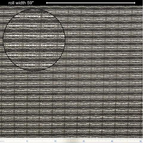 -

Grill Cloth Black/Silver 59" Wide
