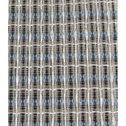 -

Grill Cloth Blue/White/Silver 59" Wide