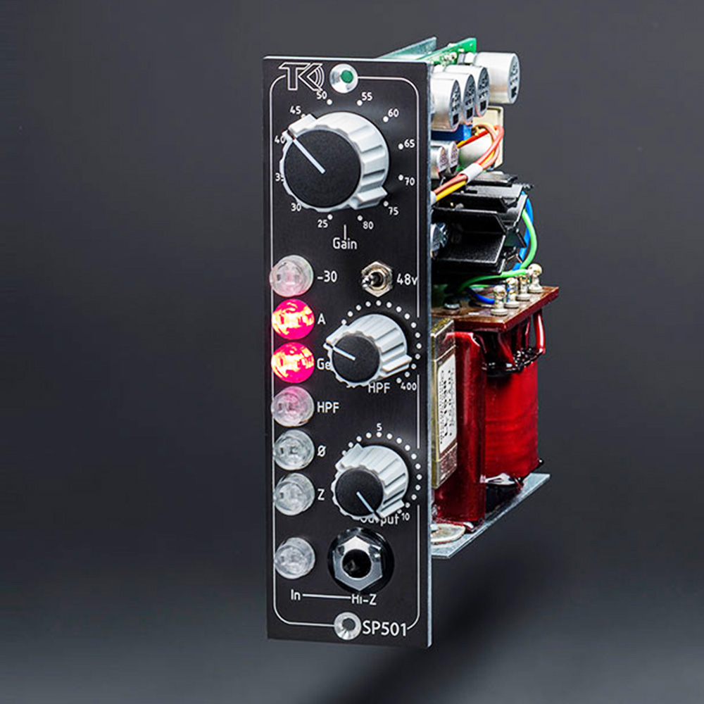 TK audio 500シリーズ対応マイクプリアンプSP501新品生産完了品です
