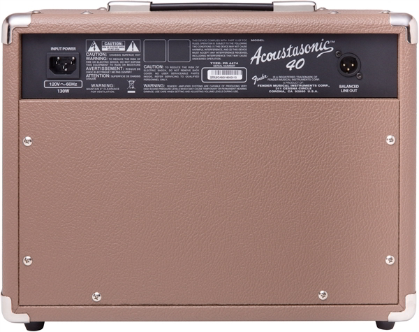 Acoustasonic 40背面画像 Acoustasonic 40背面画像