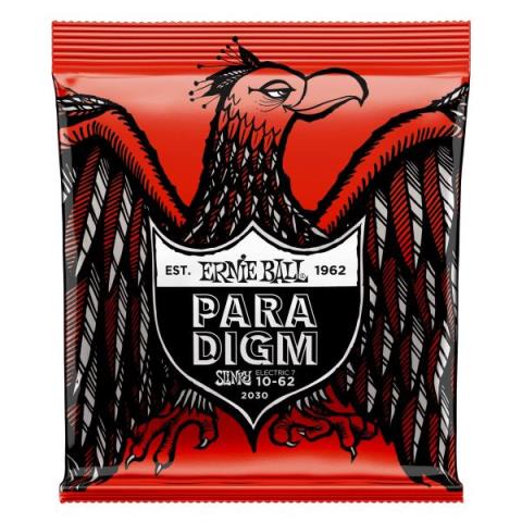 ERNIE BALL-エレキギター弦Paradigm Skinny Top Heavy Bottom Slinky 7-Strings　#2030 10-62