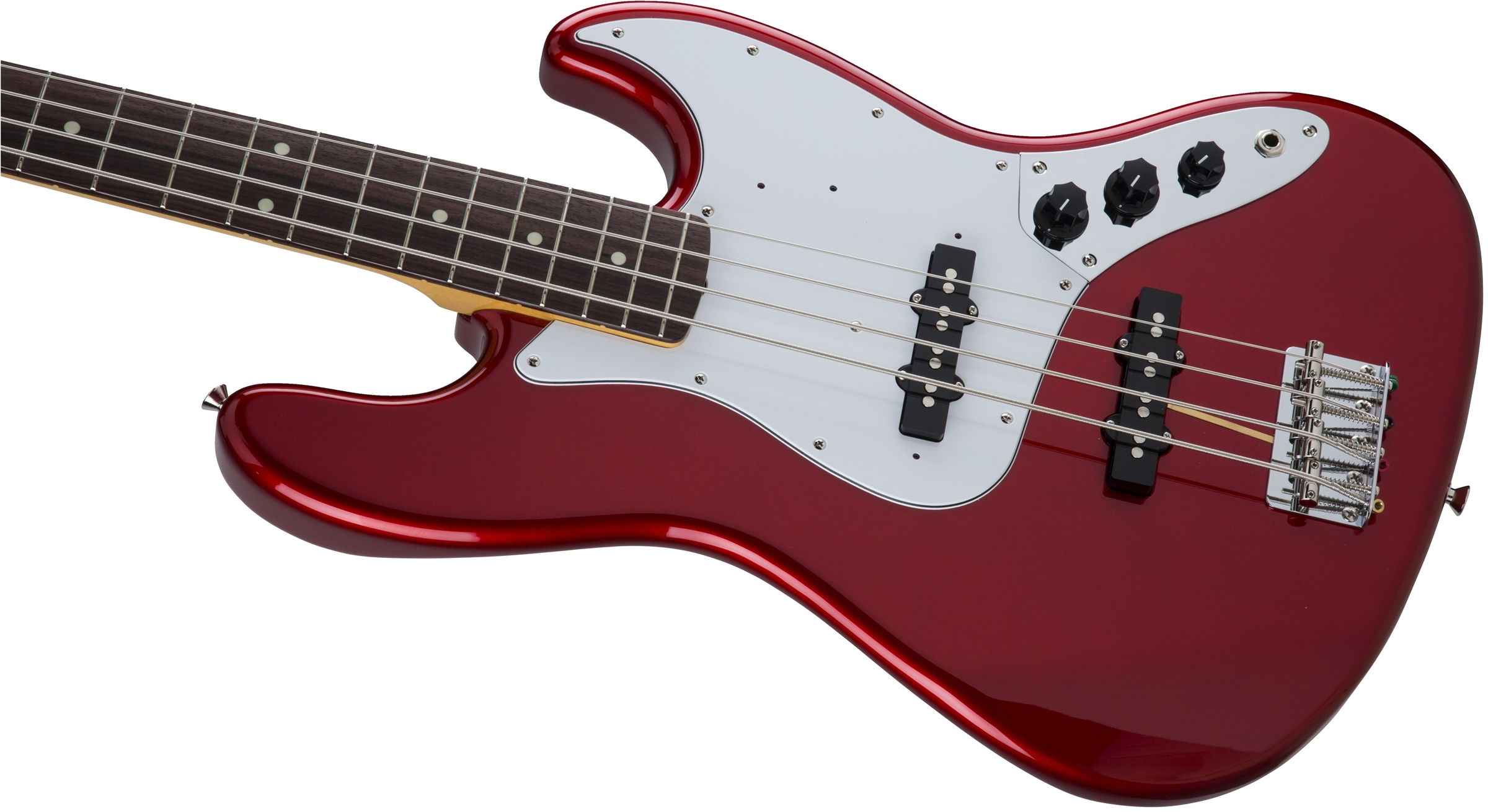 Made in Japan Traditional 60s Jazz Bass Candy Apple Red追加画像