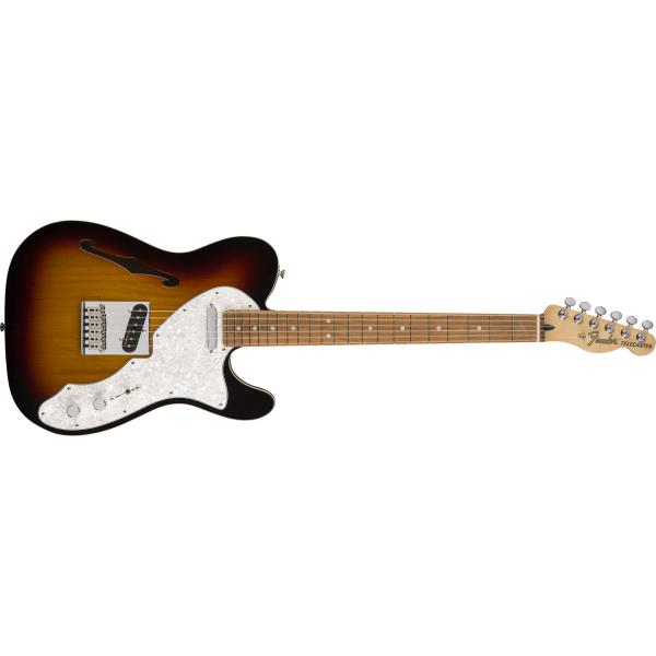 Deluxe Tele Thinline　3-Color Sunburst (Pau Ferro Fingerboard)サムネイル