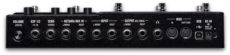 HX STOMP XL背面画像 HX STOMP XL背面画像