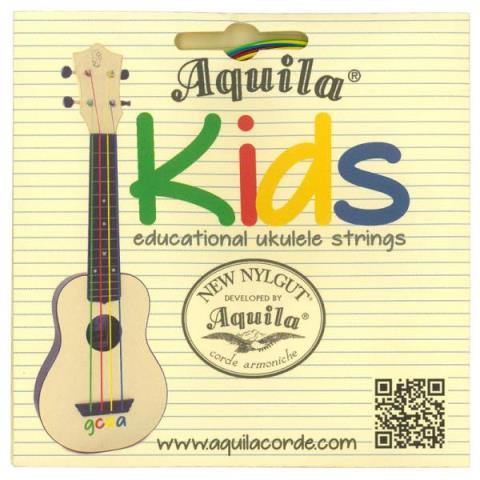 Aquila-ウクレレ弦AQ-KIDS(138U) ソプラノ、コンサート、テナーウクレレ用