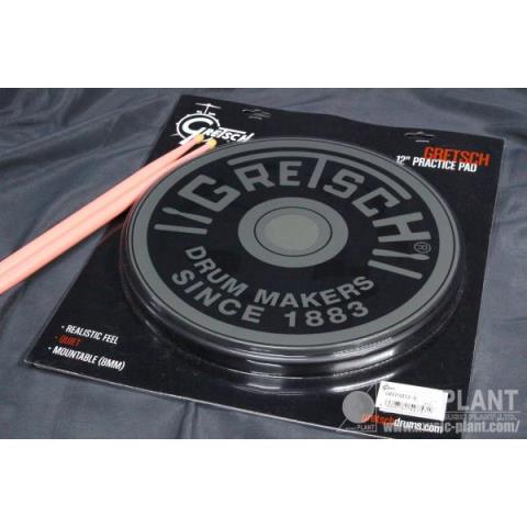 GRETSCH

Round Badge Practice Pad 12" GREPAD12G (Grey)