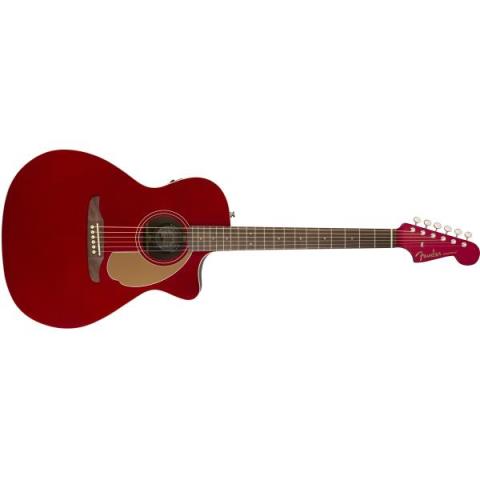 Fender-エレクトリックアコースティックギターNewporter Player Candy Apple Red