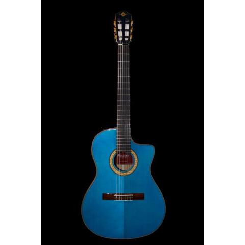 Martinez-エレガットギターMP-14 Maple Blue