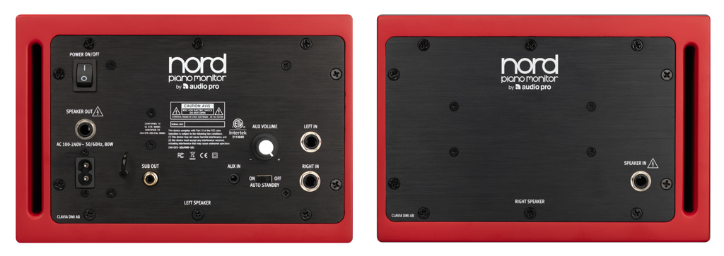 Nord Piano Monitor V2背面画像 Nord Piano Monitor V2背面画像