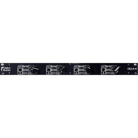 Pueblo Audio-ハイブリッドDI
OLLA 4 - Quad Hybrid Direct Injection Rack Unit