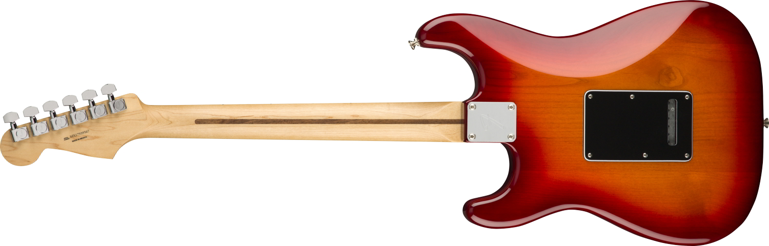 Player Stratocaster HSS Plus Top Aged Cherry Burst (Maple Fingerboard)背面画像