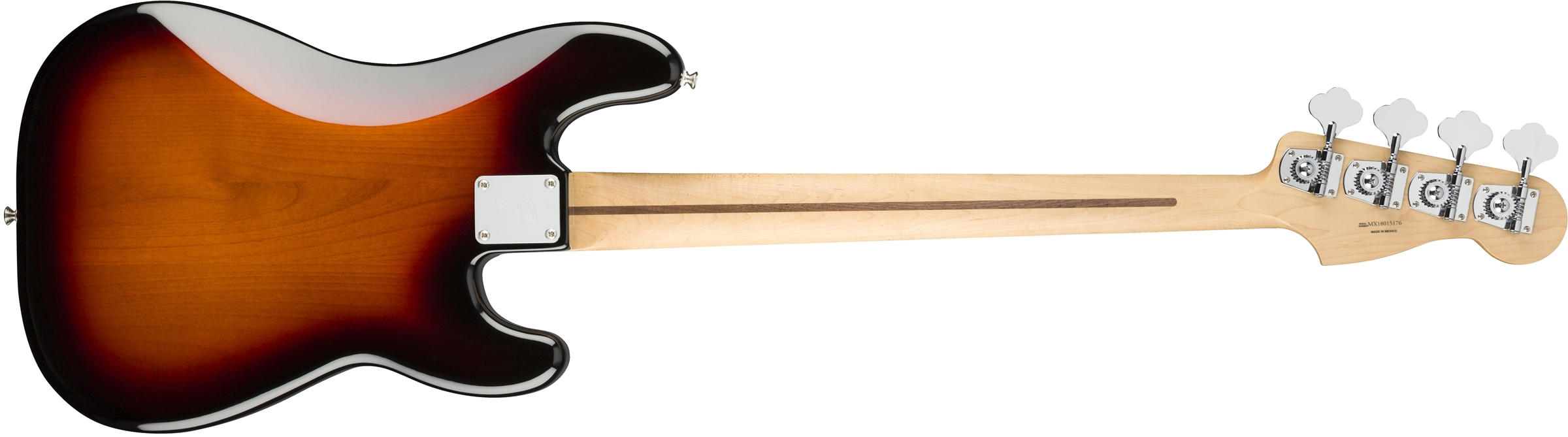 Player Precision Bass Left-Handed 3-Color Sunburst (Pau Ferro Fingerboard)背面画像