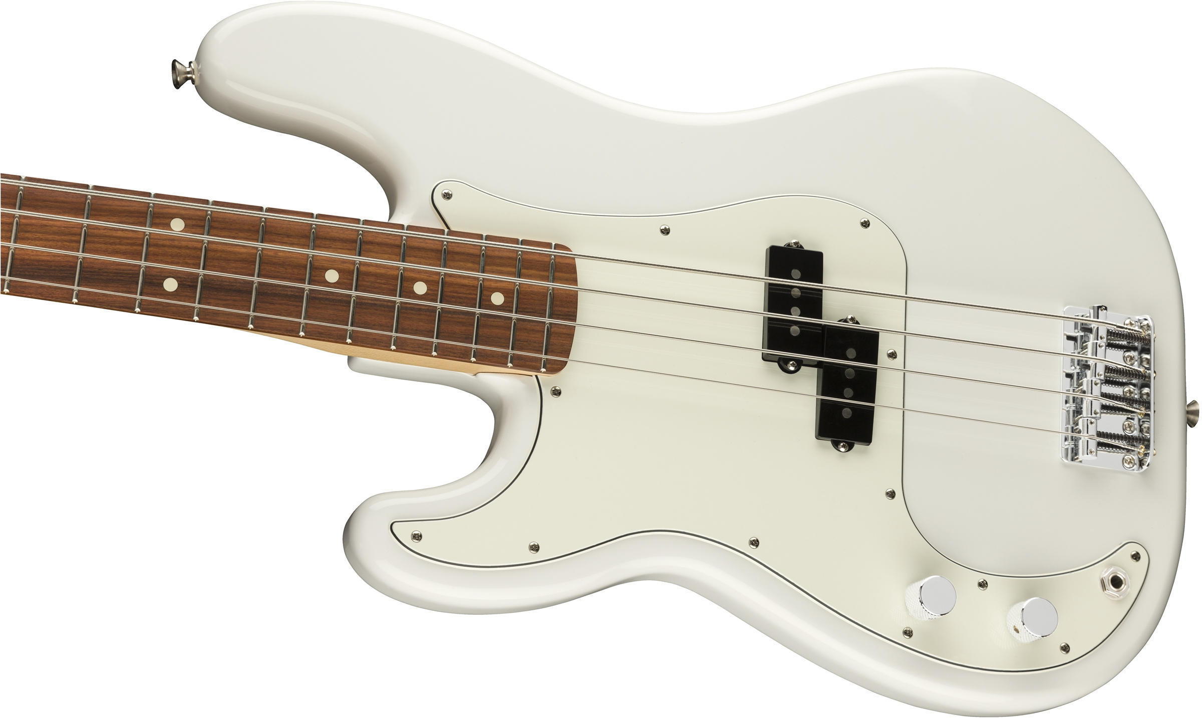 Player Precision Bass Left-Handed Polar White (Pau Ferro Fingerboard)追加画像