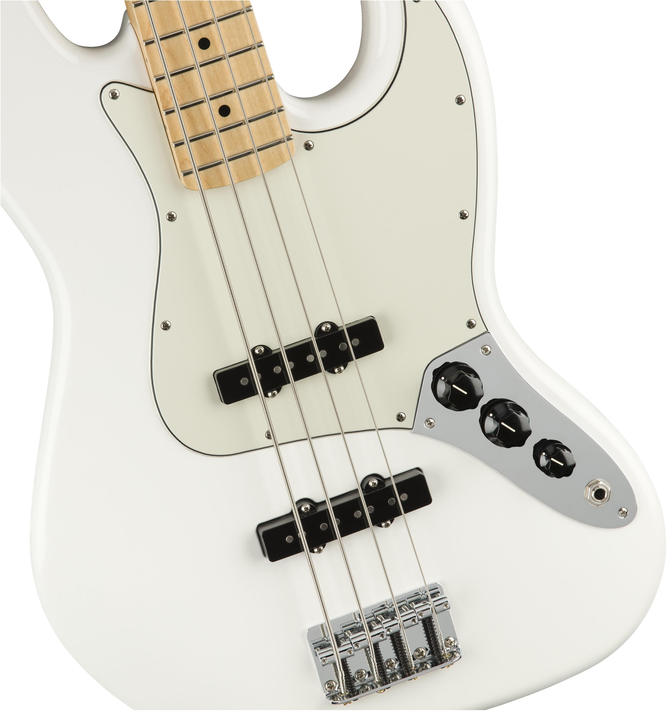 Player Jazz Bass Left-Handed Polar White (Maple Fingerboard)追加画像
