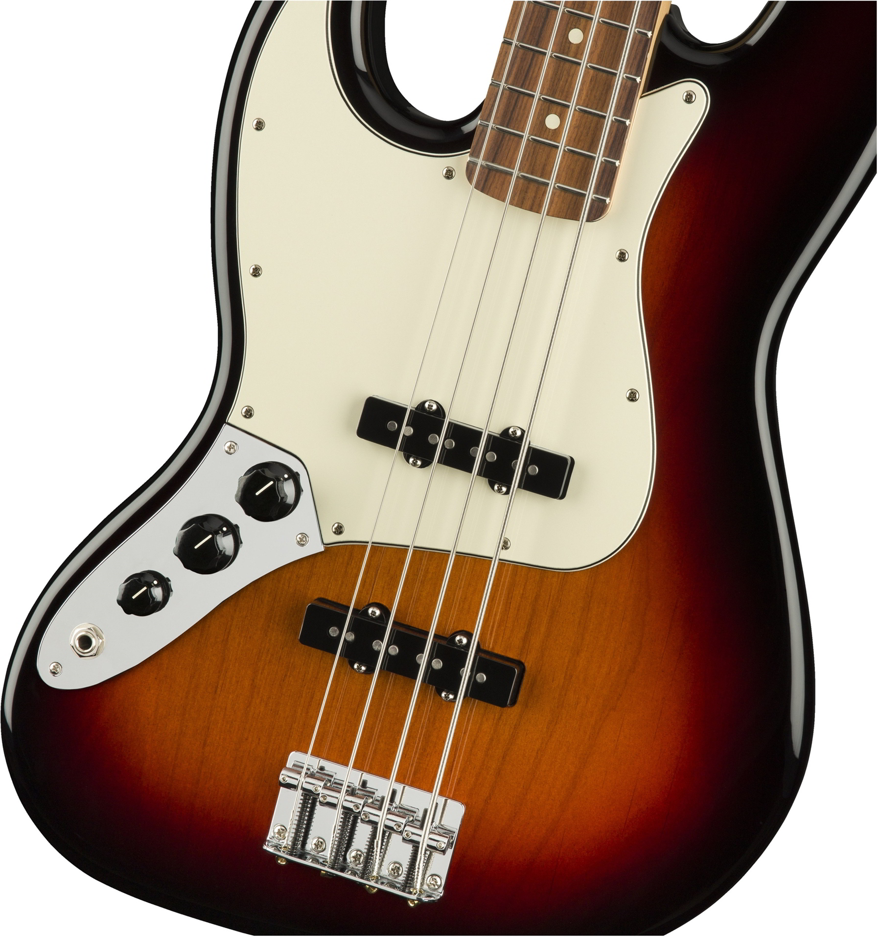 Player Jazz Bass Left-Handed 3-Color Sunburst (Pau Ferro Fingerboard)追加画像