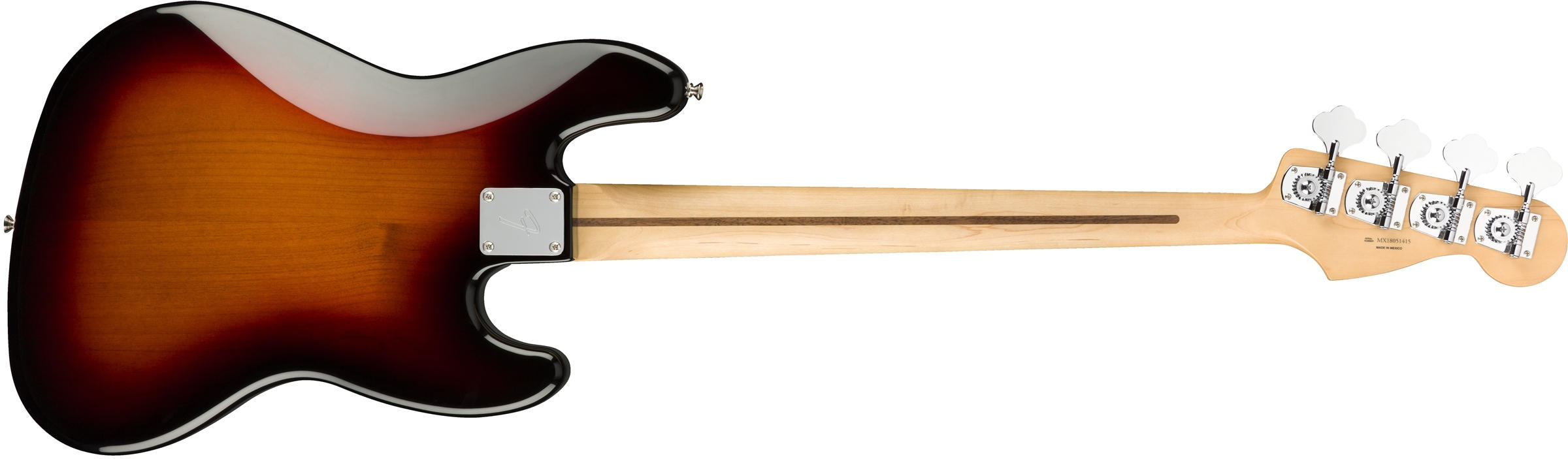 Player Jazz Bass Left-Handed 3-Color Sunburst (Pau Ferro Fingerboard)背面画像