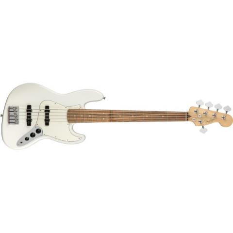 Fender-5弦ジャズベースPlayer Jazz Bass V Polar White (Pau Ferro Fingerboard)