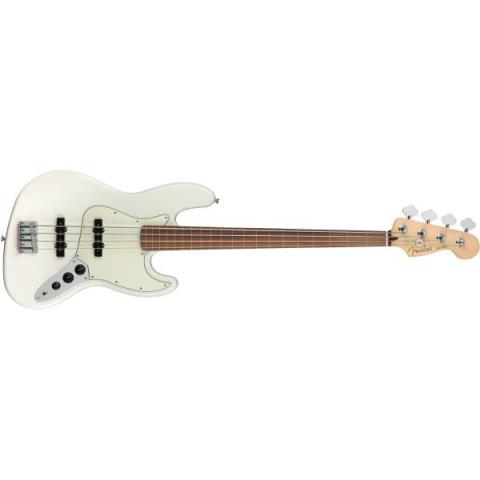 Fender-ジャズベースPlayer Jazz Bass Fretless Polar White (Pau Ferro Fingerboard)