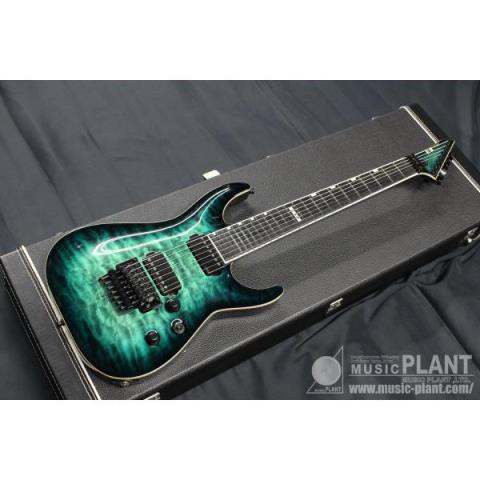 E-II-エレキギターHORIZON FR-7 QM Black Turquoise Burst