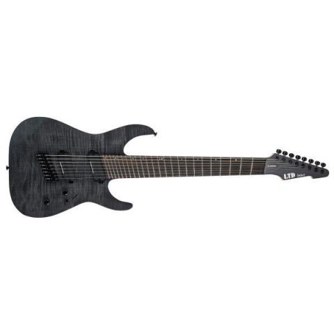 LTD-7弦エレキギターM-1008 MULTI-SCALESee Thru Black Satin
