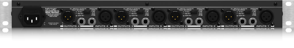 MDX4600 V2 MULTICOM PRO-XL背面画像 MDX4600 V2 MULTICOM PRO-XL背面画像