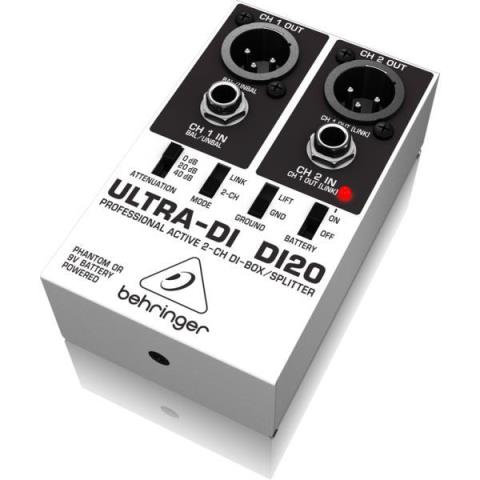 BEHRINGER-2chアクティブダイレクトボックスDI20 ULTRA-DI