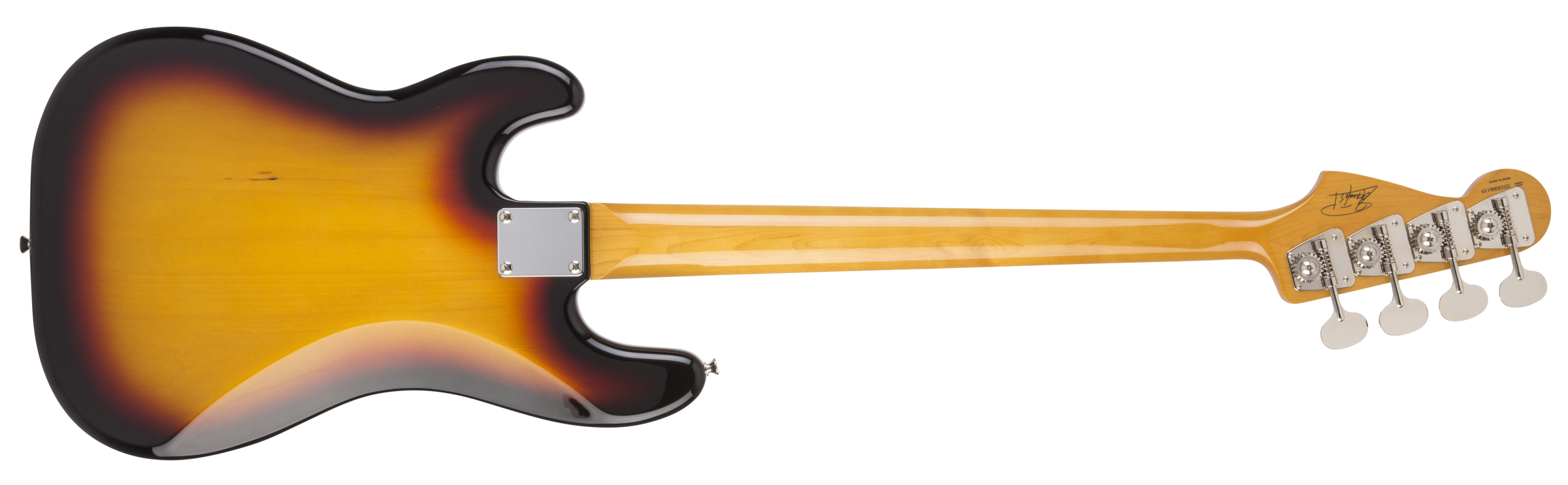Hama Okamoto Precision Bass 3-Color Sunburst背面画像