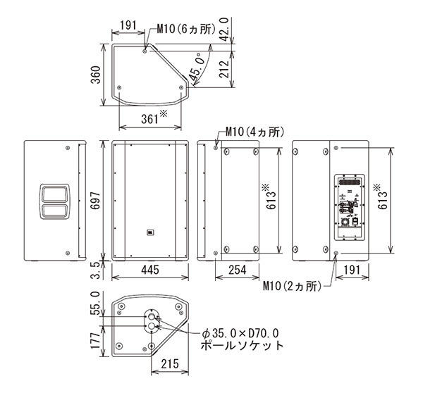 PRX815W Powered追加画像 PRX815W Powered追加画像