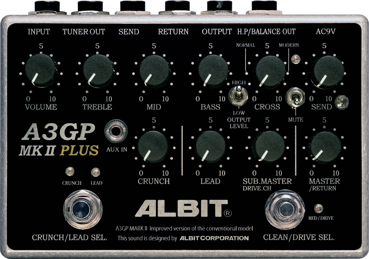 ALBIT GUITAR PRE-AMPA3GP MARK II PLUS新品在庫状況をご確認ください