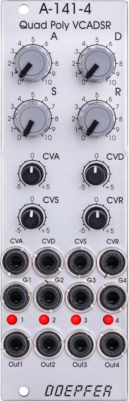 Doepfer A-100シリーズ エンベローブジェネレーターA-141-4 Quad Poly