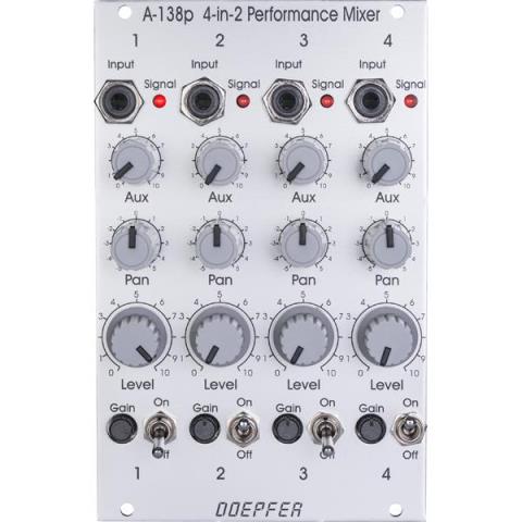 Doepfer A-100シリーズ ミキサーモジュールA-138p Performance Mixer