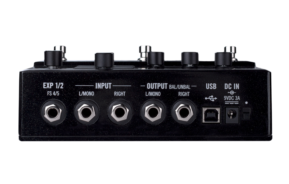 HX STOMP背面画像 HX STOMP背面画像