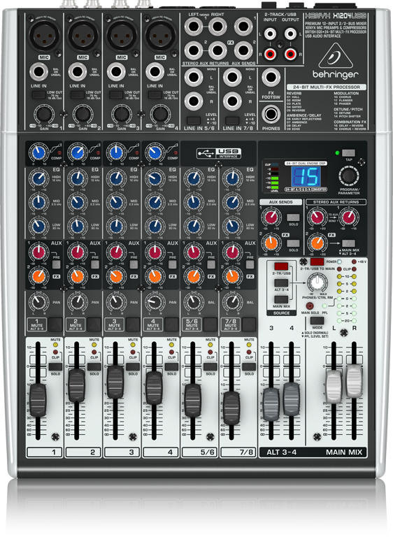 X1204USB XENYXパネル画像 X1204USB XENYXパネル画像