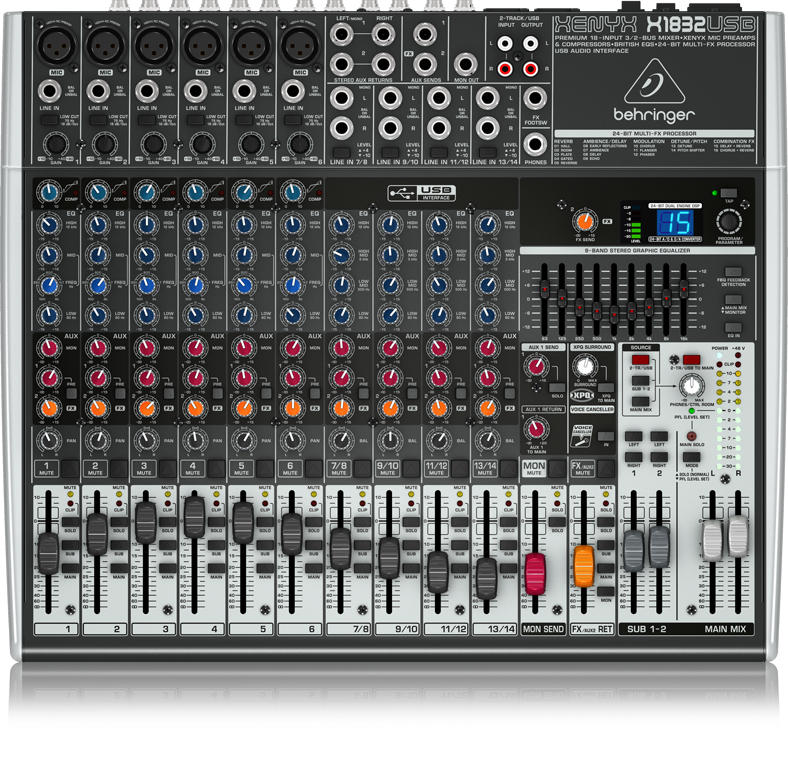 X1832USB XENYXパネル画像 X1832USB XENYXパネル画像