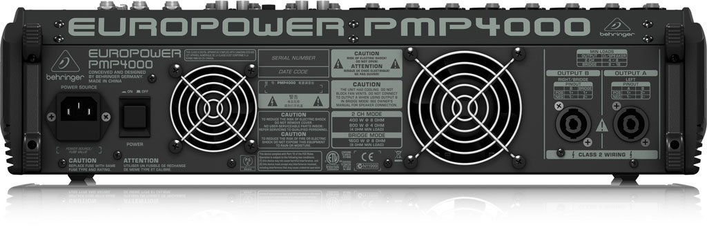 PMP4000 EUROPOWER背面画像 PMP4000 EUROPOWER背面画像