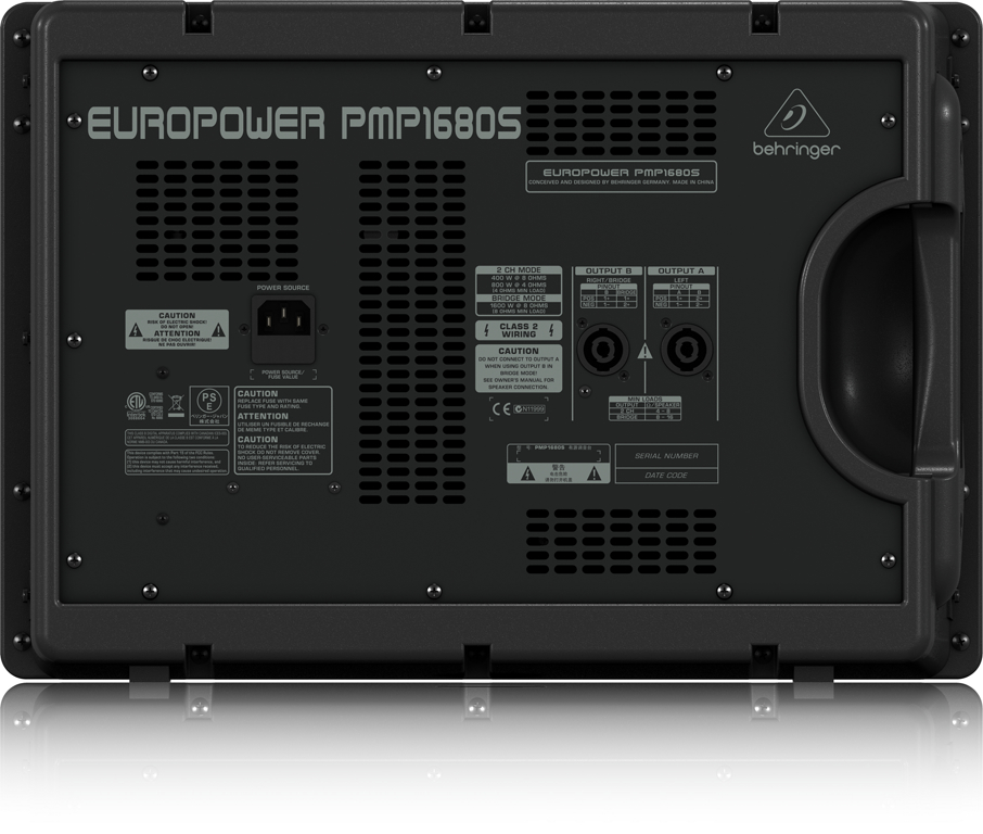 PMP1680S EUROPOWER背面画像 PMP1680S EUROPOWER背面画像