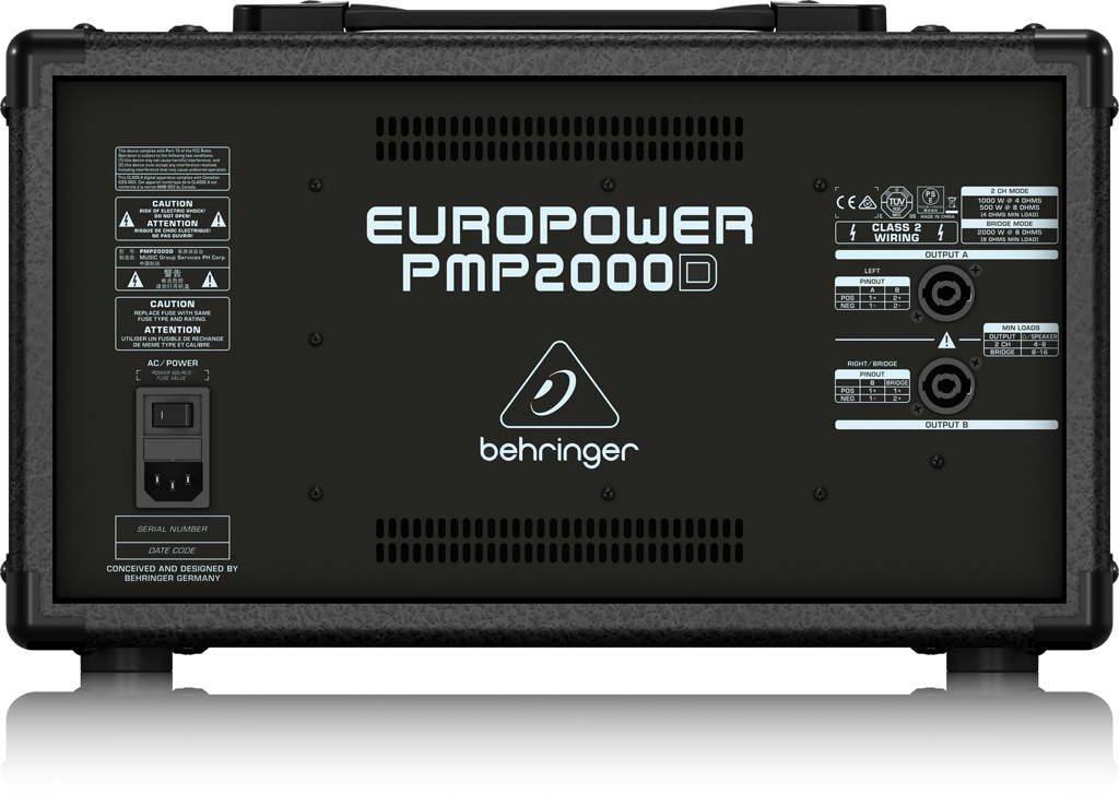 PMP2000D EUROPOWER背面画像