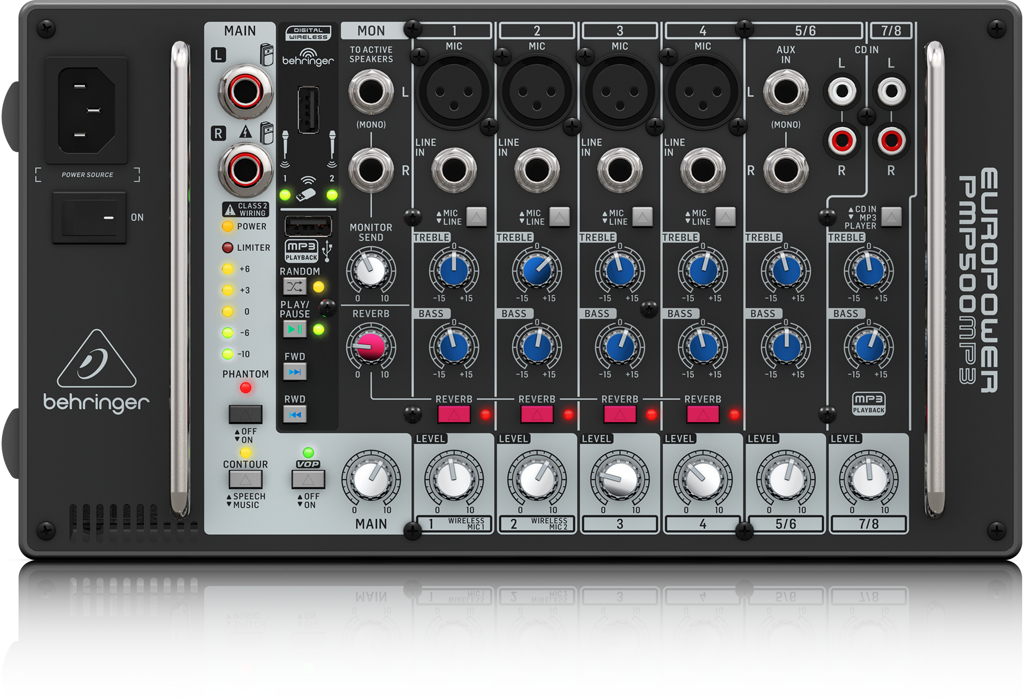 PMP500MP3 EUROPOWERパネル画像 PMP500MP3 EUROPOWERパネル画像