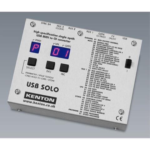 KENTON Electronics-MIDI to CV コンバーター
USB SOLO