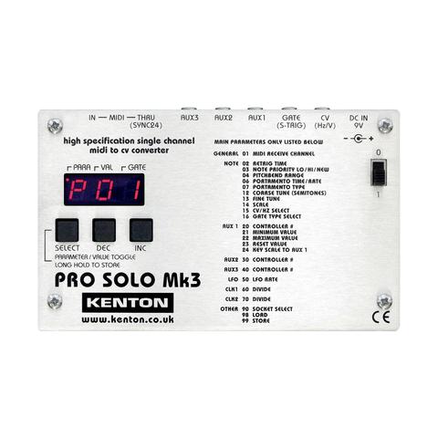 KENTON Electronics-MIDI to CV コンバーター
PRO-SOLO MkII