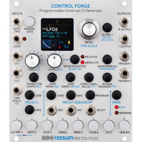 Rossum Electro-Music-CVジェネレーター・モジュール
Control Forge