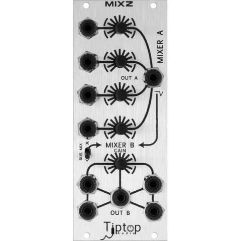 Tiptop Audio-アナログ・マルチチャンネル・ミキサーモジュールMIXZ Dual Mixer